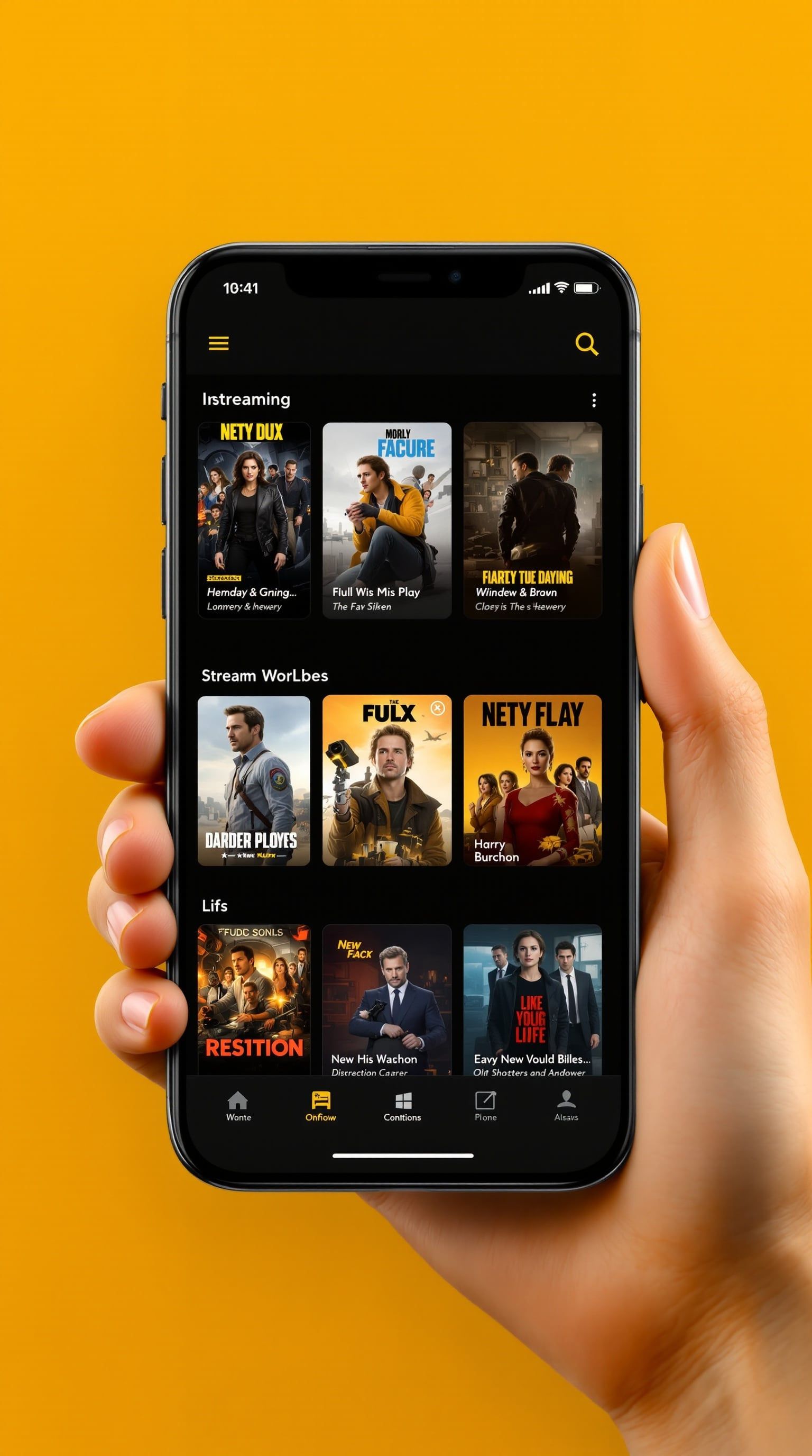YouCine App on Phone
